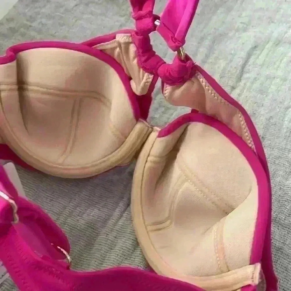 NWT L'Agent by Agent Provocateur X Monica & Penelope Cruz Sz S Adriana Pink Top - Picture 5 of 10